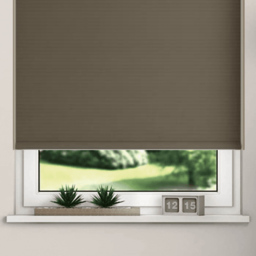 New EdgeBlinds Thermal Blackout Roller Blinds Chocolate 100cm - Size: W 100cm x D 165cm - Brown - New Edge Blinds - Wilko - thumbnail 4