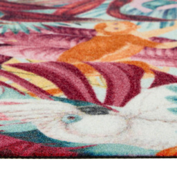 Studio Exotic Palms Rug 67 x 150cm - Size: 67 x 150 x 0.5cm - Multi - Wilko - thumbnail 5