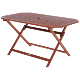 Rowlinson Plumley 6 Seater Dining Set With Green Cushions - Brown - Wilko - thumbnail 7