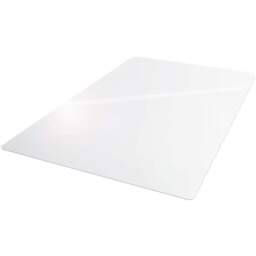 Cleartex Advantagemat PVC Rectangular Chair Mat for Hard Floors 116 x 150cm - Floortex - Wilko