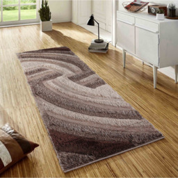 Desire Rug Modern Bronze Waves Shimmer Soft Shaggy Area Rug 120 x 170cm - Desire Rugs - Wilko - thumbnail 6