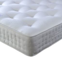 Farley Single 1500 Pocket Sprung Cashmere Mattress - White - Bedmaster - Wilko - thumbnail 3