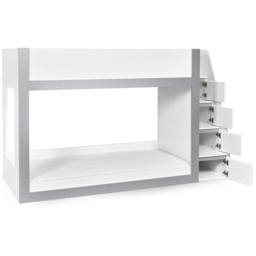 Julian Bowen Gaia Single White and Silver Bunk Bed - Wilko - thumbnail 5