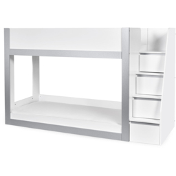 Julian Bowen Gaia Single White and Silver Bunk Bed - Wilko - thumbnail 6