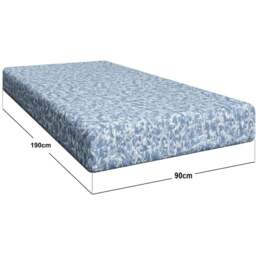 Noomi Single Eco Foam Mattress - White - Wilko - thumbnail 7