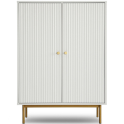 Devon 2 Door White Storage Cabinet - Home Garden Direct - Wilko - thumbnail 3
