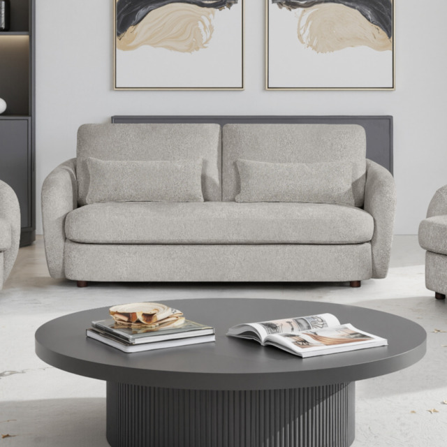 Mabel Sofa - Cream - Size: 2 Seater - Wilko - image 1