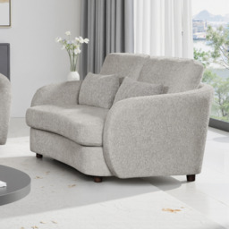 Mabel Sofa - Cream - Size: 2 Seater - Wilko - thumbnail 4