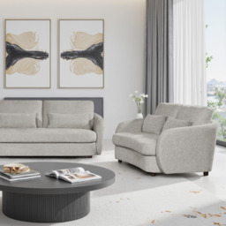 Mabel Sofa - Cream - Size: 2 Seater - Wilko - thumbnail 6