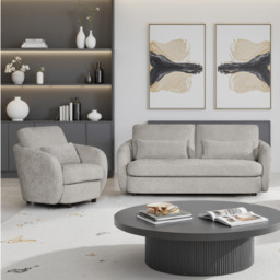 Mabel Sofa - Cream - Size: 2 Seater - Wilko - thumbnail 5