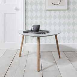 Noa and Nani Malme Chalk Grey and Natural Pine Extra Large Side Table - Size: 78 x 140 x 85cm - Wilko - thumbnail 7
