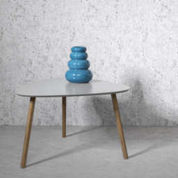 Noa and Nani Malme Chalk Grey and Natural Pine Extra Large Side Table - Size: 78 x 140 x 85cm - Wilko - thumbnail 6