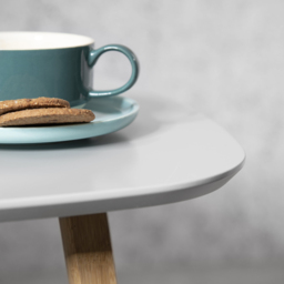 Noa and Nani Malme Chalk Grey and Natural Pine Extra Large Side Table - Size: 78 x 140 x 85cm - Wilko - thumbnail 5