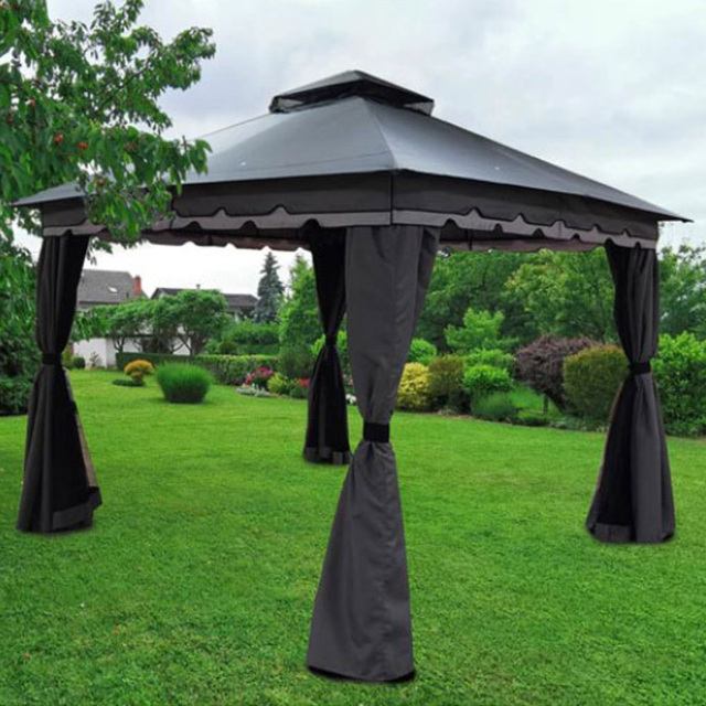 Glendale Monaco 3 x 3m Two Tone Grey Garden Gazebo - Wilko - image 1