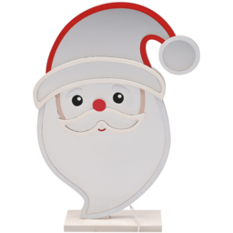 The Seasonal Gift Co. Multicolour LED Santa Mirror Infinity Light - Size: 35 x 24 x 6cm - White - Wilko - thumbnail 3