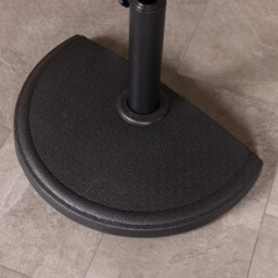 Charles Bentley Concrete Umb Base Half Canopy Para sol - Size: 49 x 31cm - Grey - Wilko - thumbnail 6