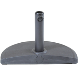 Charles Bentley Concrete Umb Base Half Canopy Para sol - Size: 49 x 31cm - Grey - Wilko - thumbnail 1