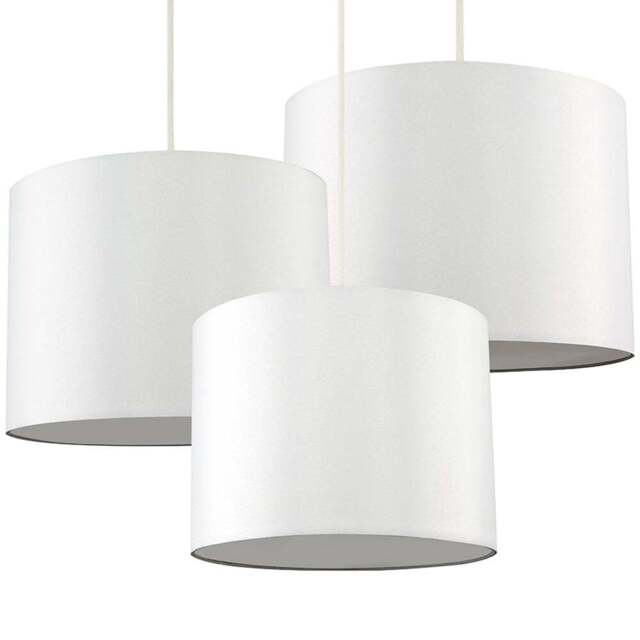 ValueLights Torbery Cream Nesting Ceiling Light Shade 3 Pack - Size: 22 x 30 x 30cm - Wilko - image 1
