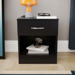 Vida Designs Riano Black 3 Piece Bedroom Furniture Set - Wilko - thumbnail 3