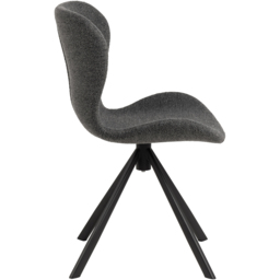 Florence Batilda Set of 2 Grey Swivel Dining Chair - Furniture To Go - Wilko - thumbnail 4
