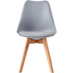 Eva Set of 6 Grey Padded Dining Chairs - MCC - Wilko - thumbnail 4