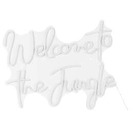 Welcome to the Jungle Neon Sign - White - Size: 60 x 48 x 2 cm - Wilko - thumbnail 3