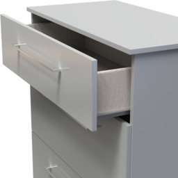 Crowndale Worcester 3 Drawer Uniform Grey and Dusk Grey Deep Chest Ready Assembled - Wilko - thumbnail 7