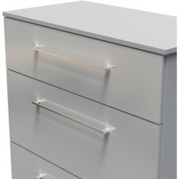 Crowndale Worcester 3 Drawer Uniform Grey and Dusk Grey Deep Chest Ready Assembled - Wilko - thumbnail 6