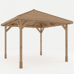 Mercia 3 x 3m Pressure Treated Traditional Gazebo - n/a - Wilko - thumbnail 3