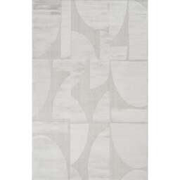Desire Rugs Hamilton Silver Abstract Motif Rug 60 x 220cm - Size: 220 x 60 x 1.3cm - Wilko - thumbnail 6