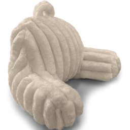 Velosso Beige Jumbo Cord Back Pillow 65 x 55cm - Size: 65 x 55 x 1cm - Wilko - thumbnail 4