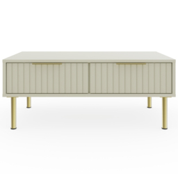 GFW Nervata Cream Coffee Table - Size: 36 x 48 x 88cm - Wilko - thumbnail 5
