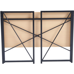Miami Folding Computer Desk Natural - Size: 75 x 80 x 40cm - Cream - MCC - Wilko - thumbnail 4