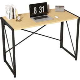 Miami Folding Computer Desk Natural - Size: 75 x 80 x 40cm - Cream - MCC - Wilko - thumbnail 3