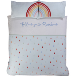 Rapport Home Follow Your Rainbow Single Multicolour Duvet Cover Set - Wilko - thumbnail 4