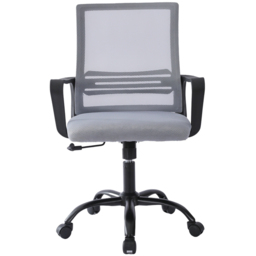 Light Grey Swivel Height Adjustable Mesh Back Office Chair - Size: 90 x 58 x 58cm - MCC - Wilko - thumbnail 4