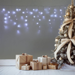 AMOS 720 White LED Icicle Snowing Effect Light - Size: 22 x 24 x 14cm - Wilko - thumbnail 4