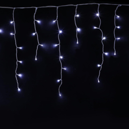 AMOS 720 White LED Icicle Snowing Effect Light - Size: 22 x 24 x 14cm - Wilko