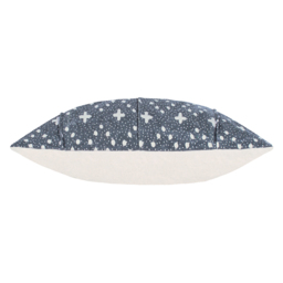 Yard Helm Ink Organic Woven Cushion - Size: 50 x 50 cm - Multi - Yard Living - Wilko - thumbnail 5