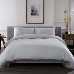 The Lyndon Company St. Quentin Double Grey Duvet Set - Wilko