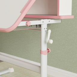 AIYAPLAY Pink Kids Tiltable Desk and Chair Set - Wilko - thumbnail 4
