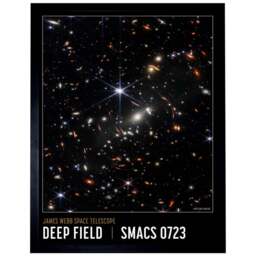 Artery8 NASA James Webb Space Telescope First Deep Field SMACS 0723 Framed Wall Art Print 30 x 41cm - Size: 43.3 x 33.3 x 1.5cm - Black - Wilko - thumbnail 1