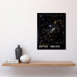 Artery8 NASA James Webb Space Telescope First Deep Field SMACS 0723 Framed Wall Art Print 30 x 41cm - Size: 43.3 x 33.3 x 1.5cm - Black - Wilko - thumbnail 3