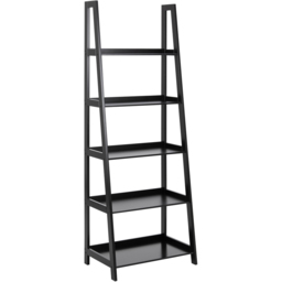Florence Wally 5 Shelf Black Bookcase - Furniture To Go - Wilko - thumbnail 3