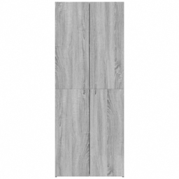 vidaXL 2 Door 4 Compartment Grey Sonoma Tall File Cabinet - Size: 180 x 105 x 40cm - Wilko - thumbnail 5