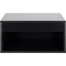 Florence Cholet Single Drawer Single Shelf Black Square Bedside Table - Furniture To Go - Wilko - thumbnail 4