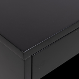 Florence Cholet Single Drawer Single Shelf Black Square Bedside Table - Furniture To Go - Wilko - thumbnail 6