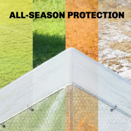 Outsunny 4 x 6m White PE Waterproof Tarpaulin - Size: 0.1 x 600 x 400cm - Wilko - thumbnail 5