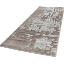 Desire Rugs Serenity Stone Abstract Abrasion Rug 60 x 220cm - Wilko