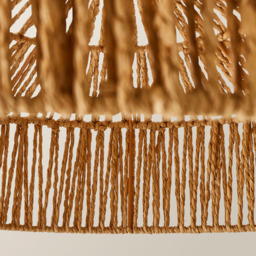 ValueLights Elcano Woven Rope Ceiling Pendant Light Shade - Size: 20 x 50 x 20cm - Brown - Wilko - thumbnail 5